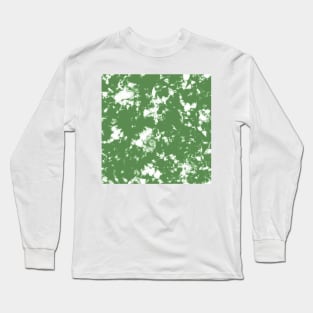 Kelly Green Storm - Tie Dye Shibori Texture Long Sleeve T-Shirt